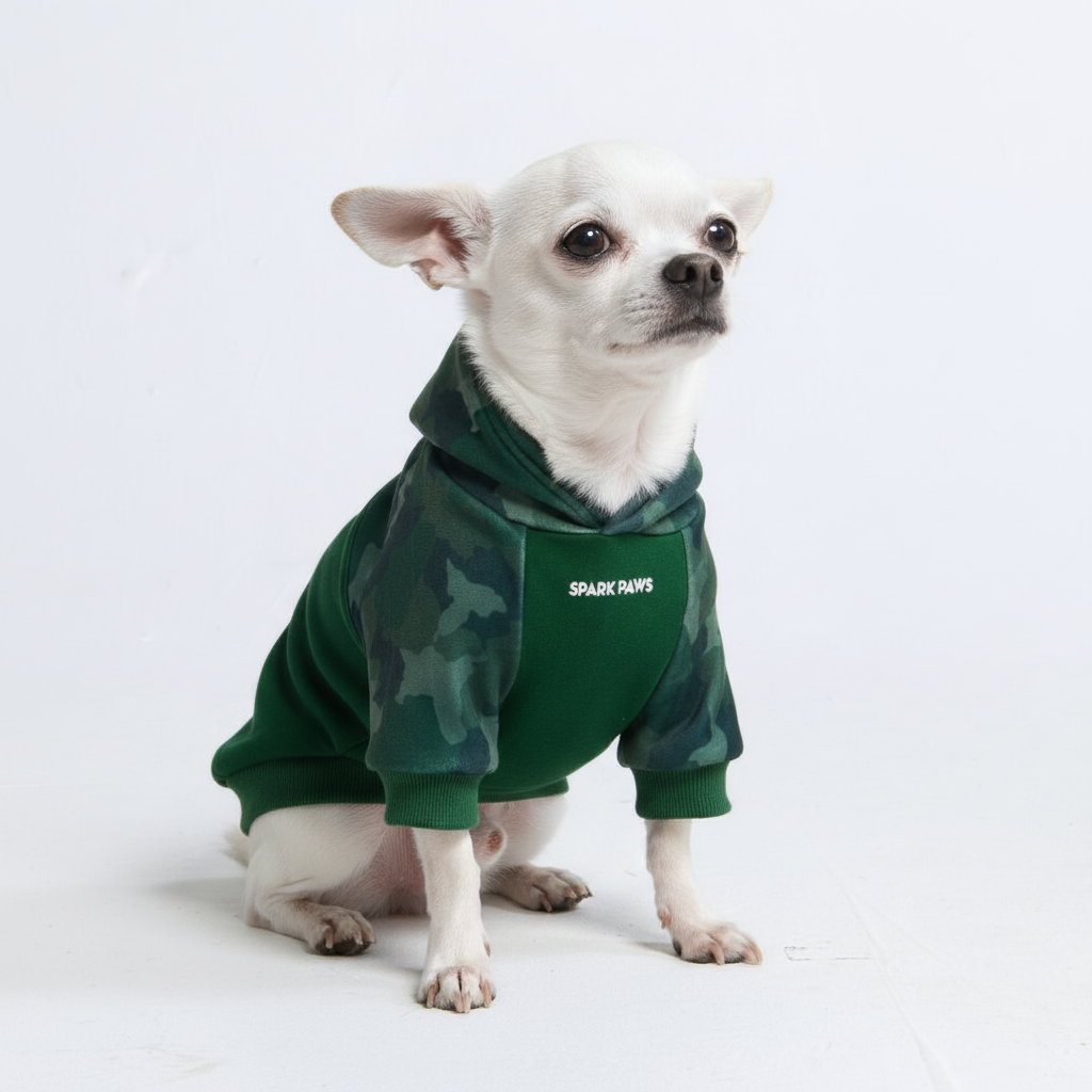Camo Dog Hoodies