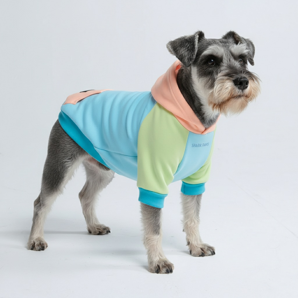 Color Block Dog Hoodies