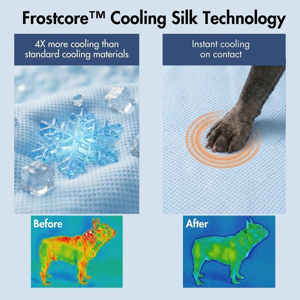 Frostcore™ Cooling Couch Cover Dog Bed