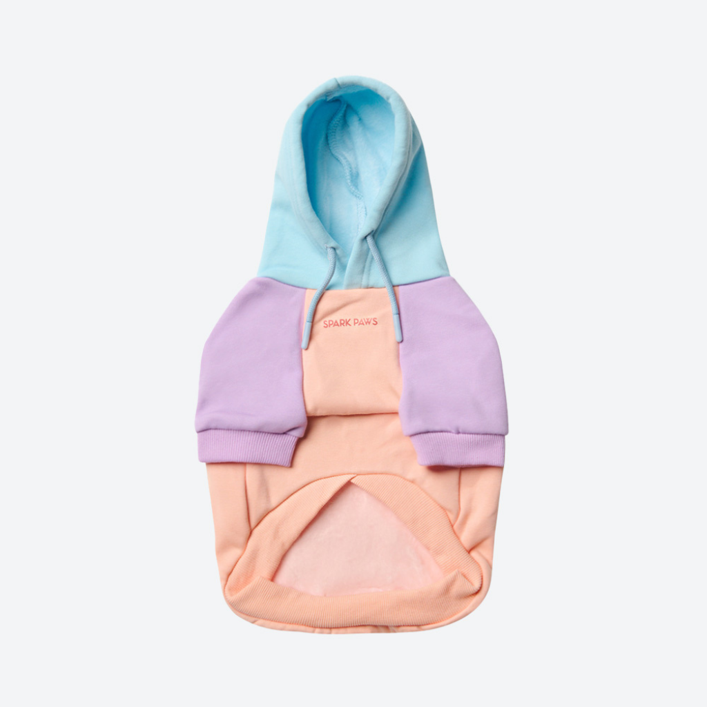 Color Block Dog Hoodies