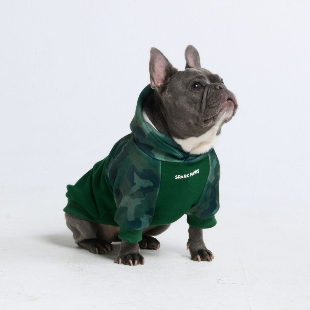 Camo Dog Hoodies