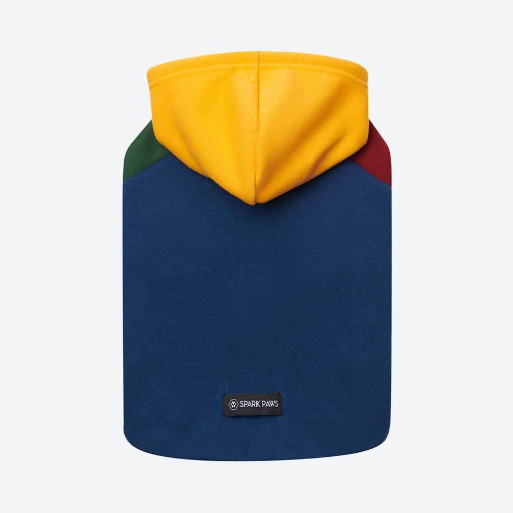 Color Block Dog Hoodies
