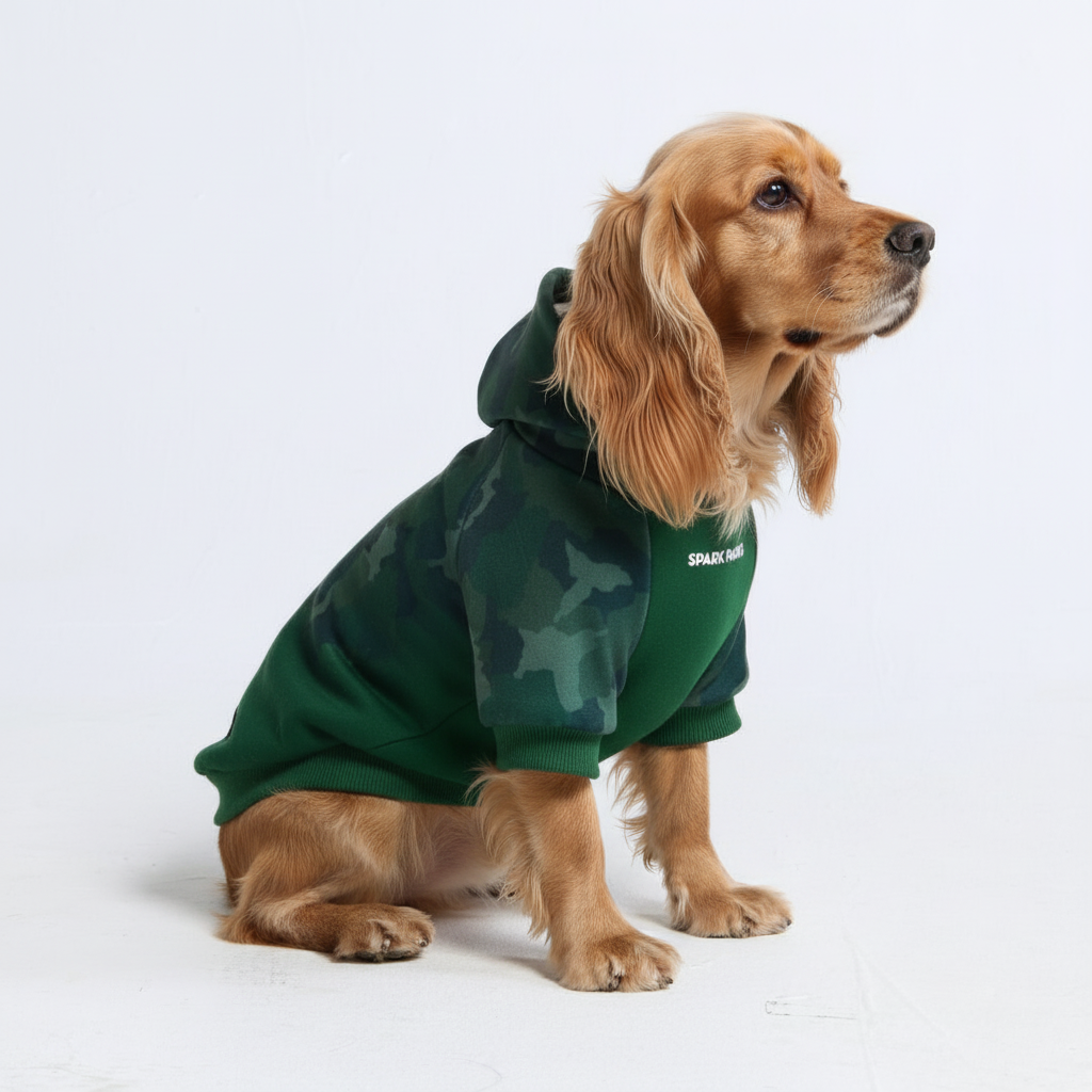 Camo Dog Hoodies