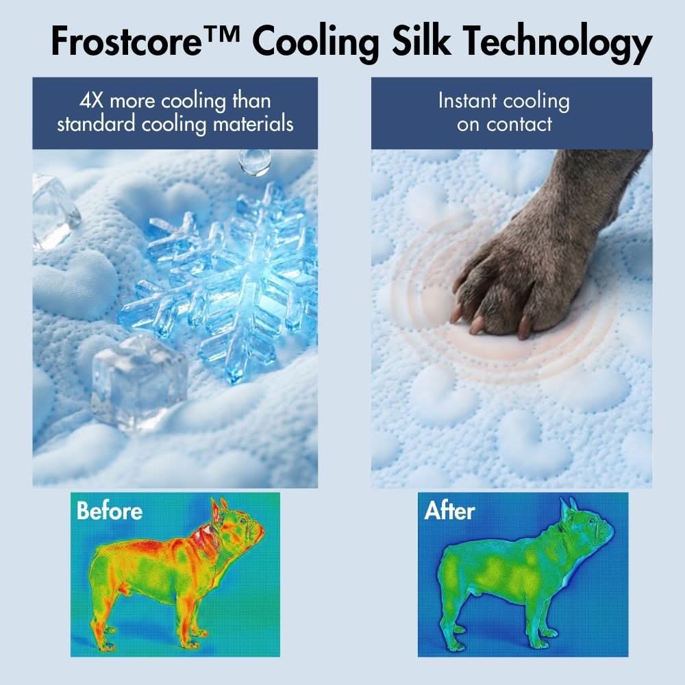Frostcore™ Cooling Couch Cover Dog Bed