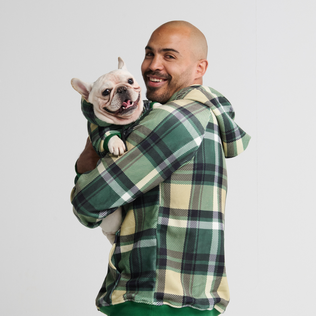 Plaid Dog Hoodies