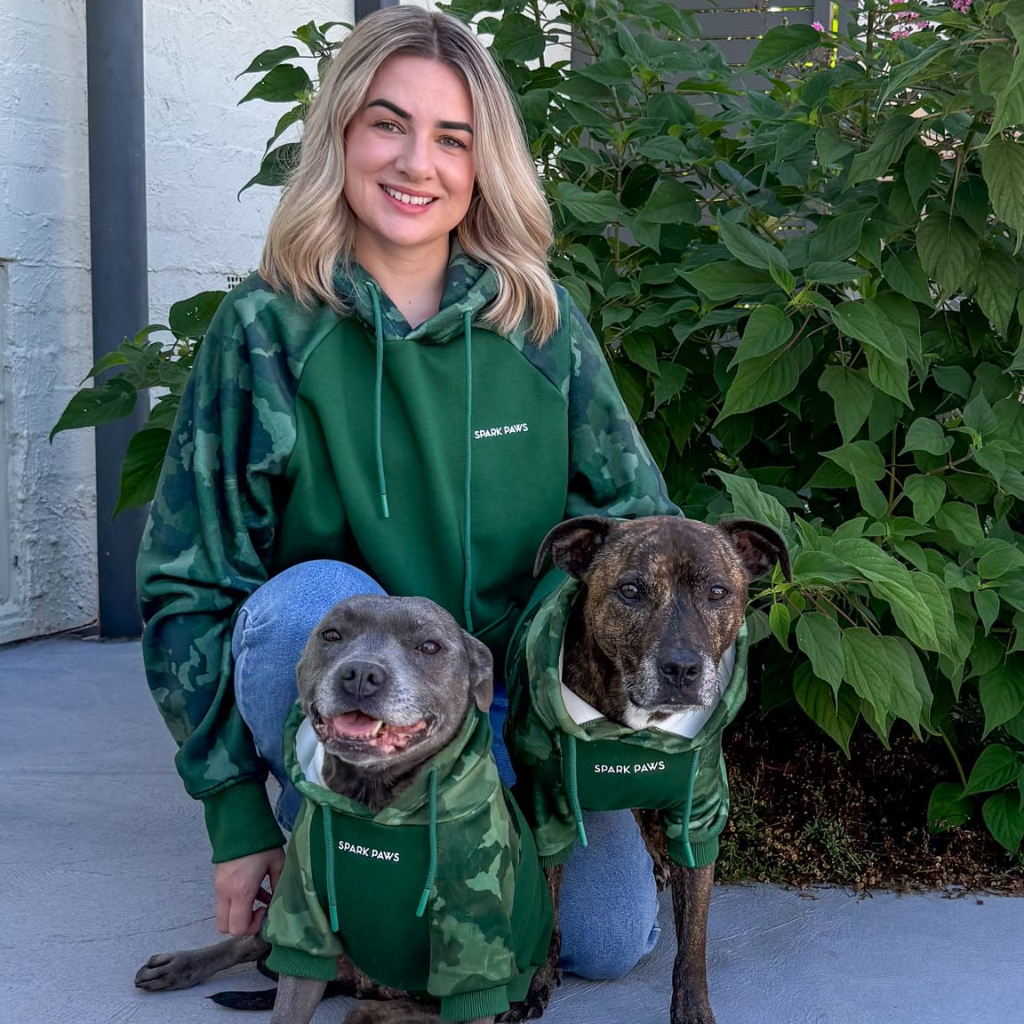 Camo Dog Hoodies