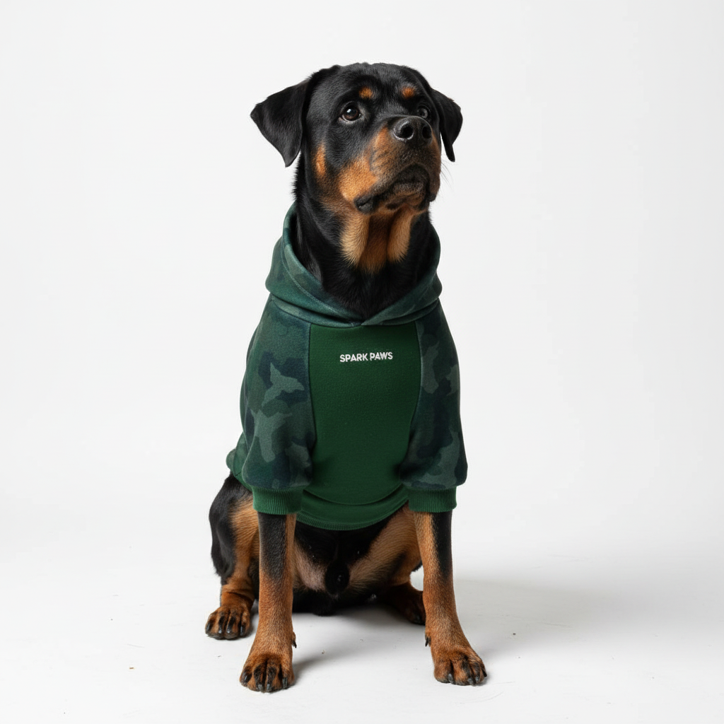 Camo Dog Hoodies