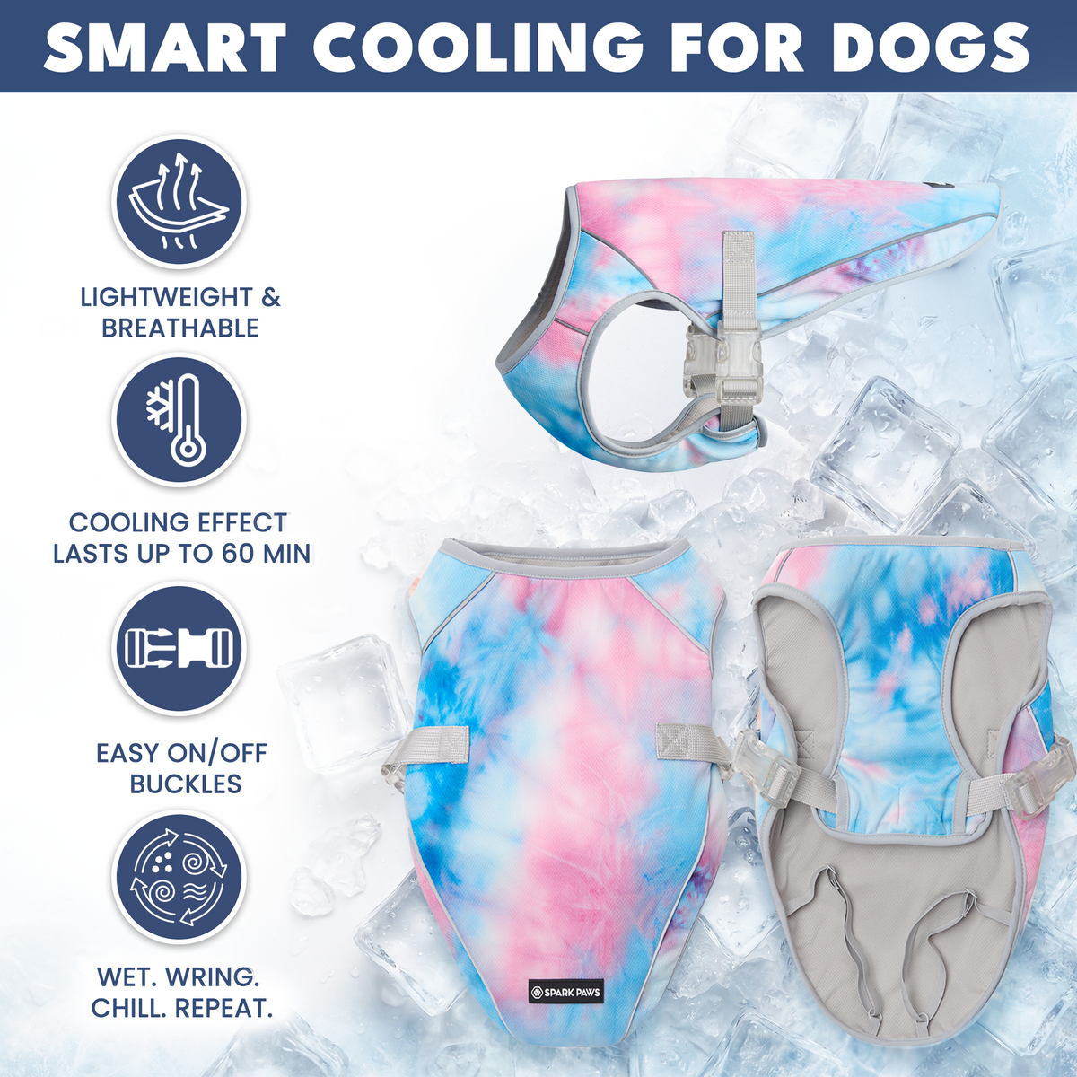 Chilltech™ Dog Cooling Vest 2 Pack