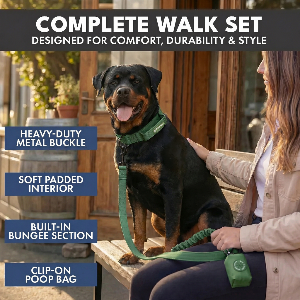 Comfort Control Collar and Multipurpose Leash Sets