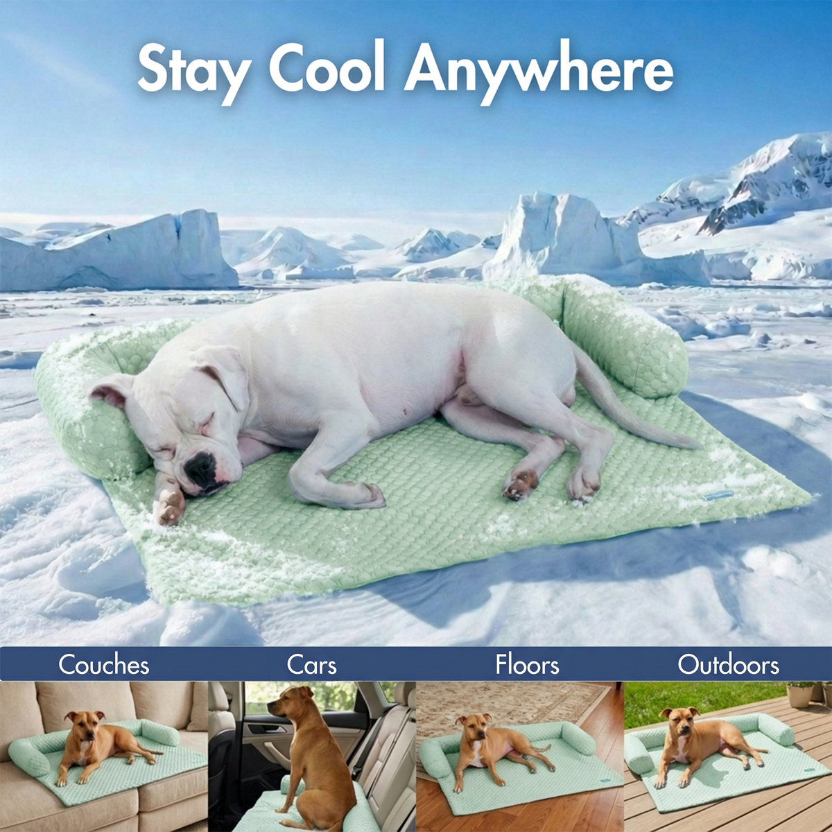 Frostcore™ Cooling Couch Cover Dog Bed