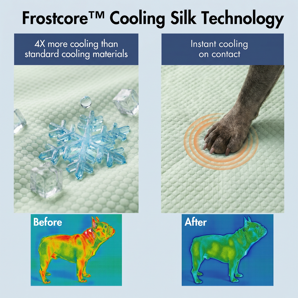 Frostcore™ Cooling Couch Cover Dog Bed