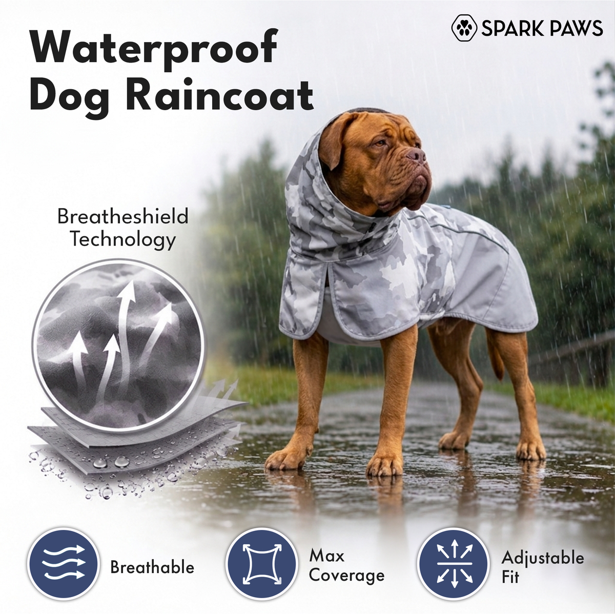 Breatheshield™ Dog Raincoats