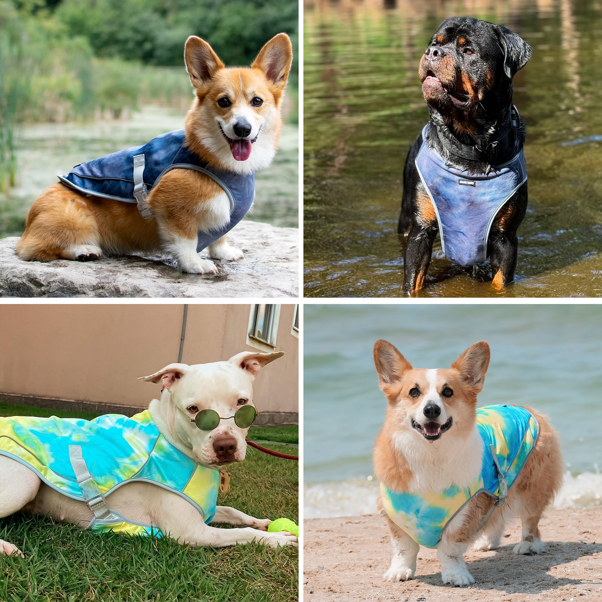 Chilltech™ Dog Cooling Vest 2 Pack
