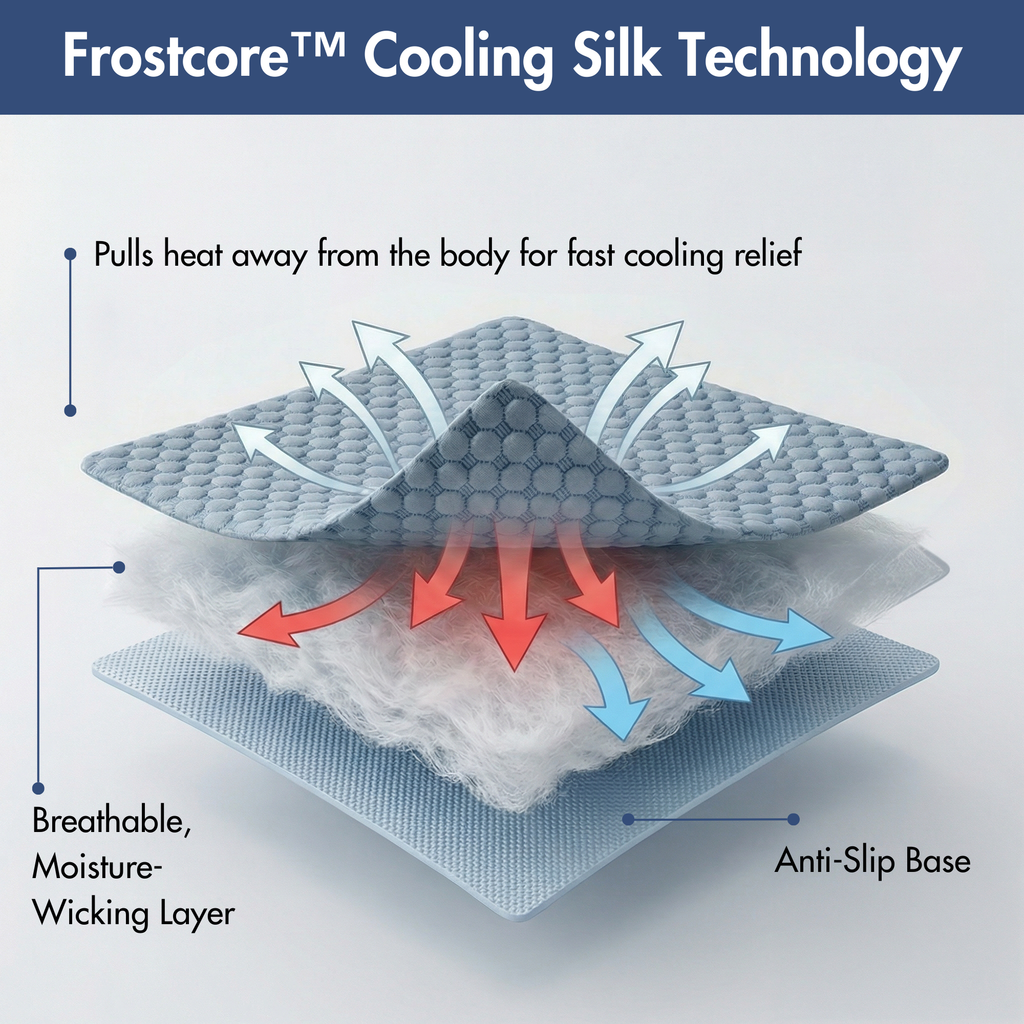 Frostcore™ Cooling Couch Cover Dog Bed