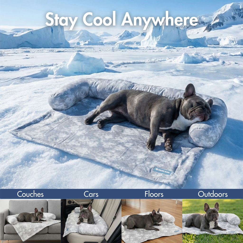 Frostcore™ Cooling Couch Cover Dog Bed
