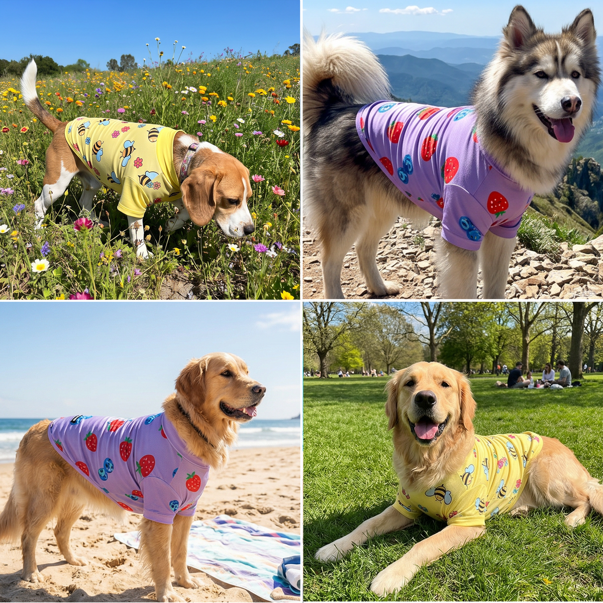 Sunblock Dog T-Shirt 2-pack