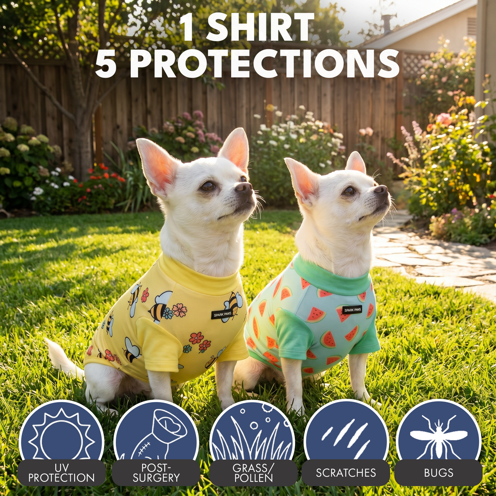 Sunblock Dog T-Shirt 2-pack