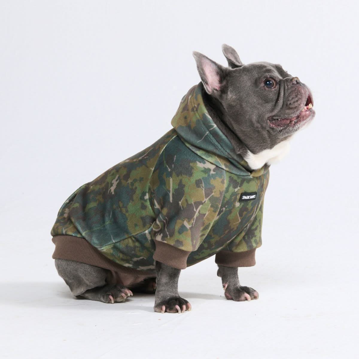 Camo Dog Hoodies