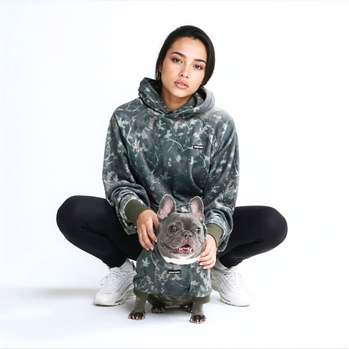 Camo Dog Hoodies